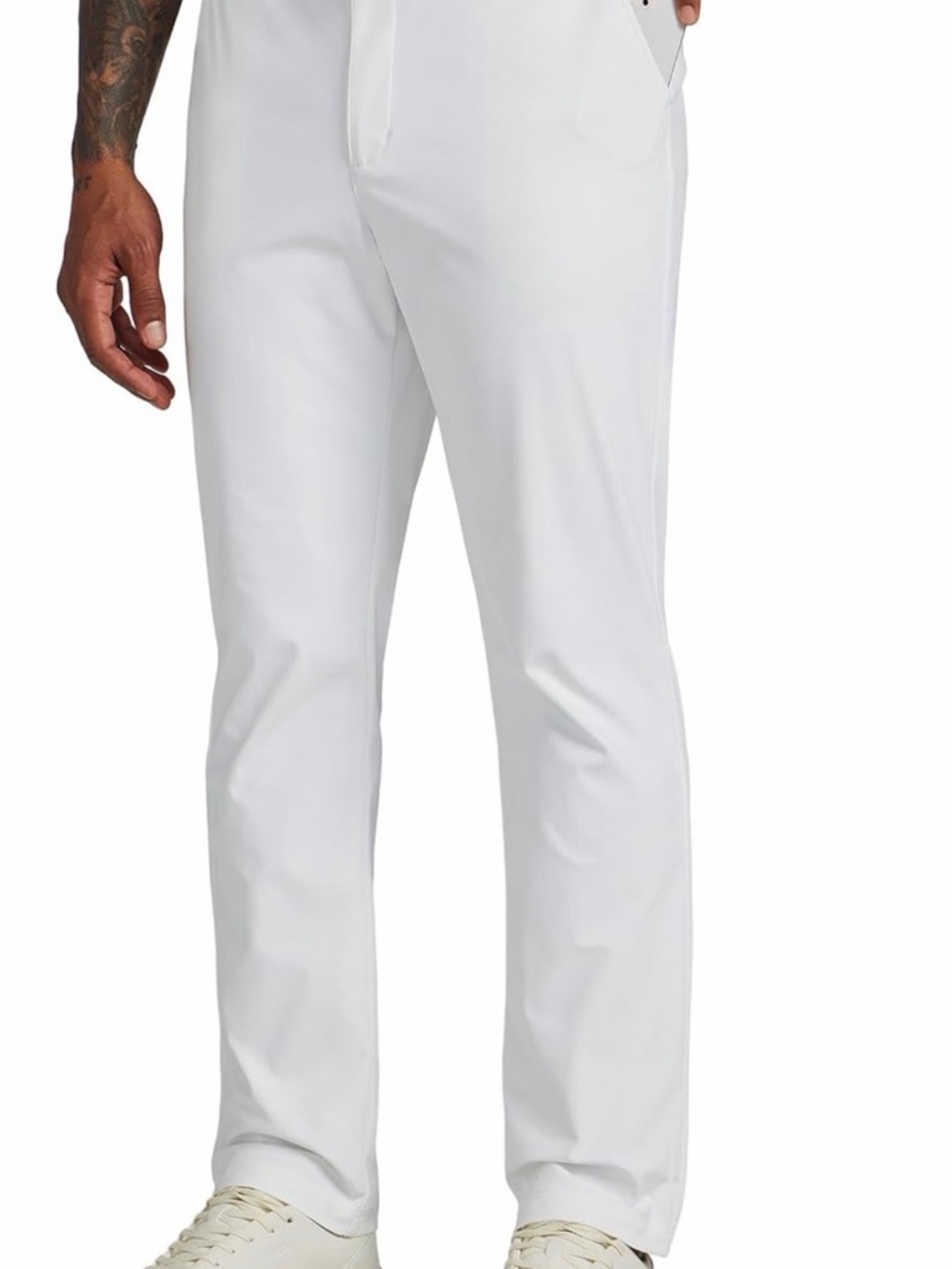 Men's White Performance Pants 33 x 30